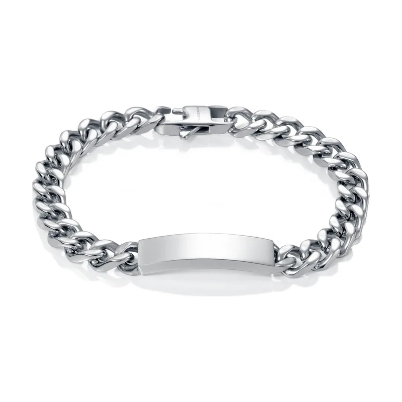 Pulsera tipo esclava en acero plateado 6441P01000