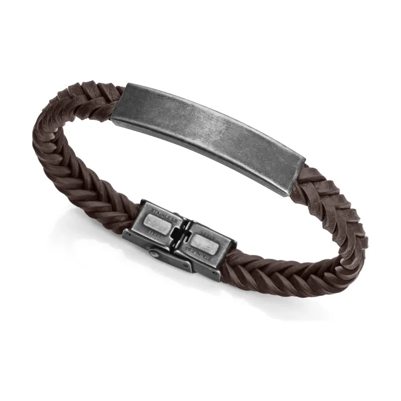 Pulsera Air de acero envejecido 1478P01011