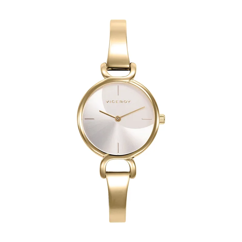 Reloj minimalista acero dorado para mujer 42442-27