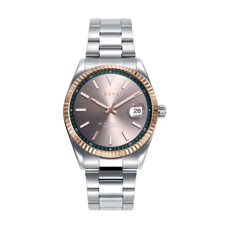 Reloj de hombre Chic con caja y brazalete de acero 42439-97
