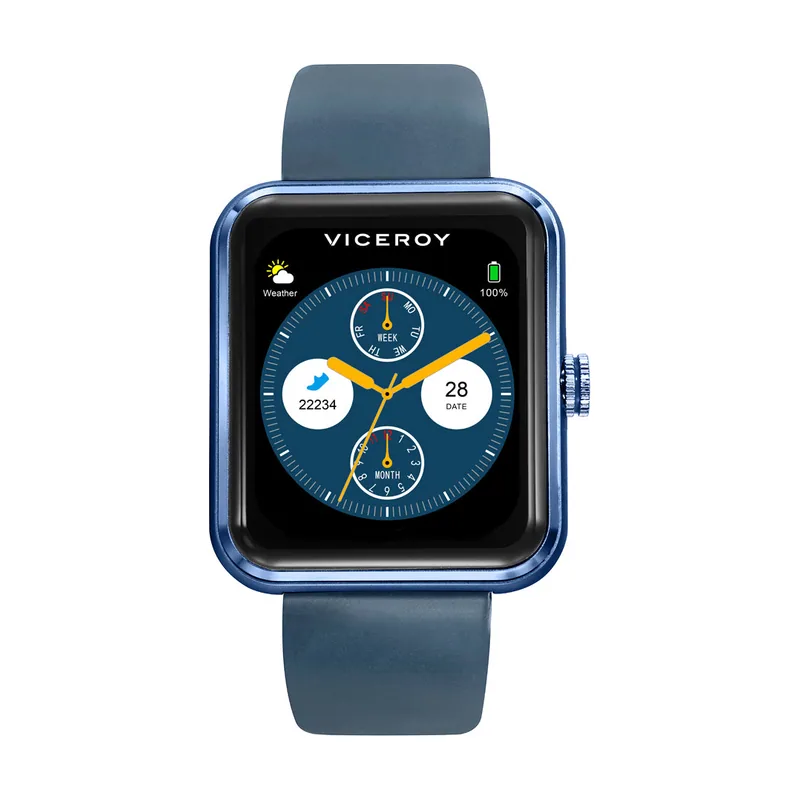 Reloj Smart de aluminio azul con corre azul 41117-30