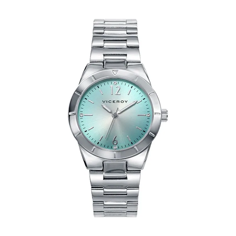 Reloj de mujer Chic de acero y esfera azul 40870-35
