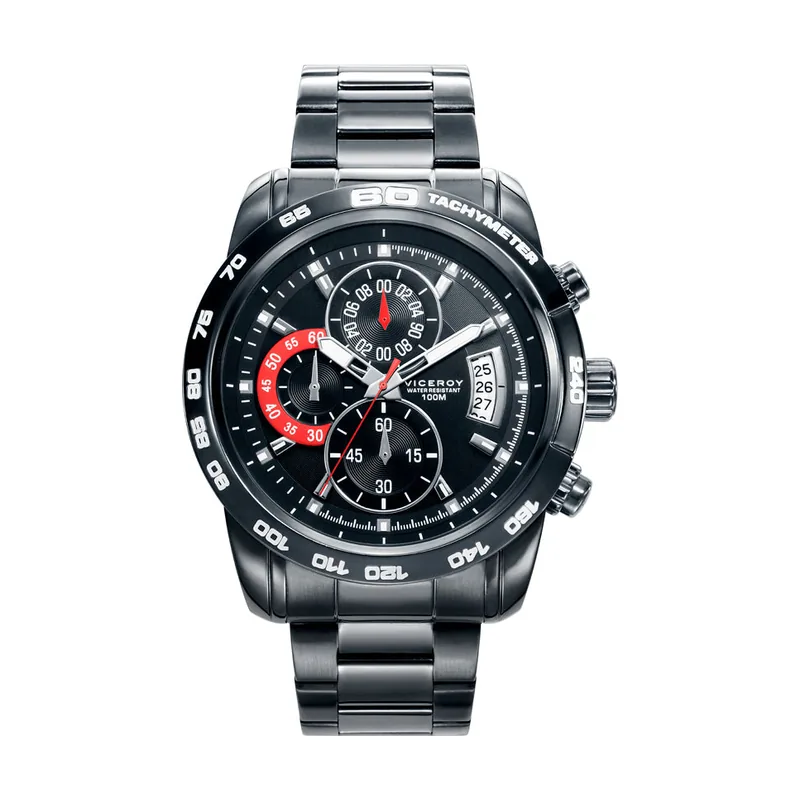 Reloj de hombre Heat de acero con IP gris 40421-59