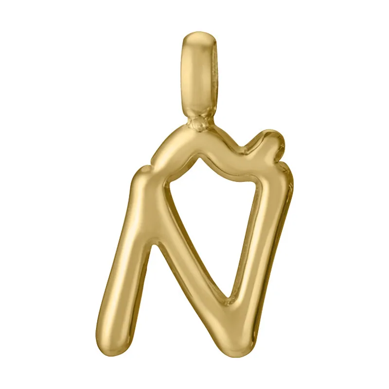 Colgante Letra Ñ Acero Ip Dorado Sra Fashion 15200M01012N