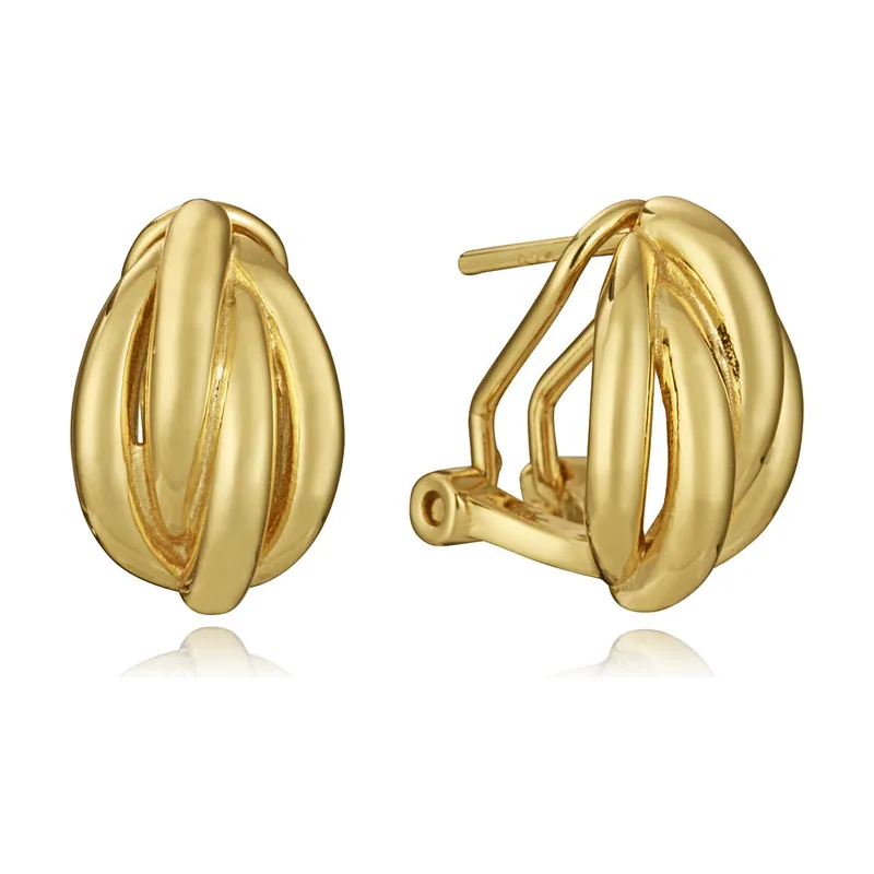 Pendientes de plata de primera ley con baño de oro 2332E100-00