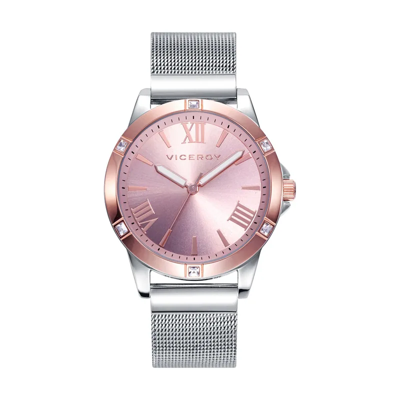 Reloj de mujer Chic con caja y brazalete de acero 401166-73
