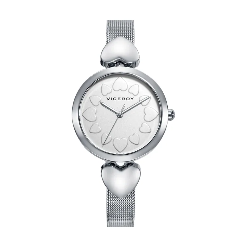 Reloj de mujer Kiss de acero con malla milanesa 401138-07