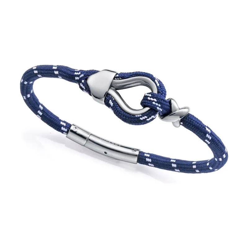 Pulsera de acero y nylon 14301P01013