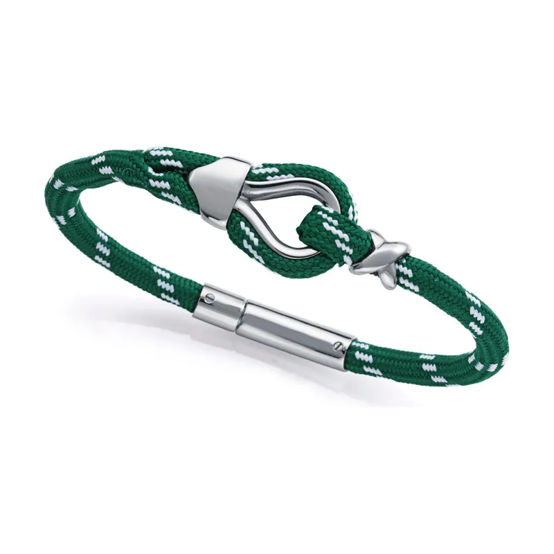 Pulsera de acero y nylon 14301P01016
