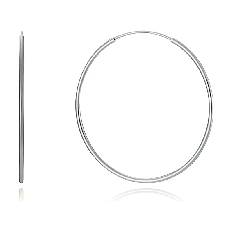 Pendientes de aro Trend de plata de ley 40 x 13113E000-00