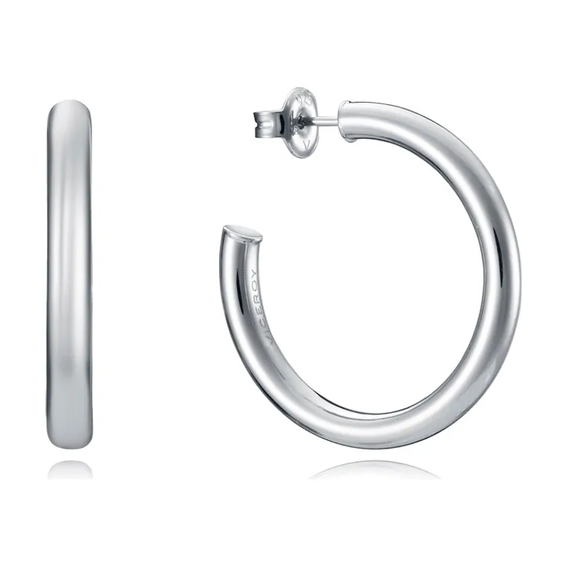 Pendientes Trend tipo aro de Plata de Ley y 30 mm de diámetro interior 13063E000-00