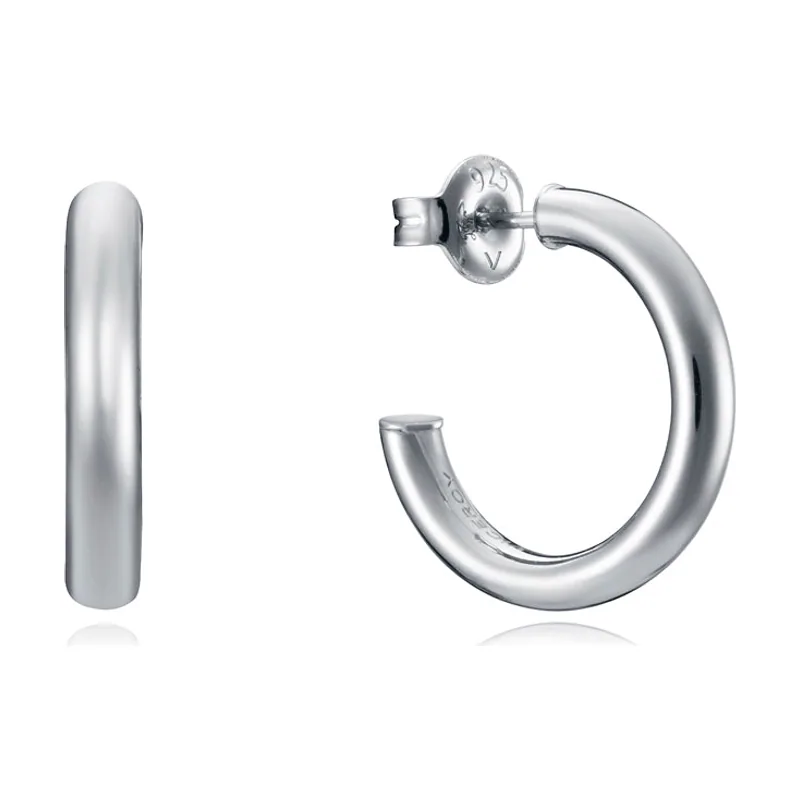 Pendientes Trend tipo aro de Plata de Ley y 20 mm de diámetro interior 13060E000-00