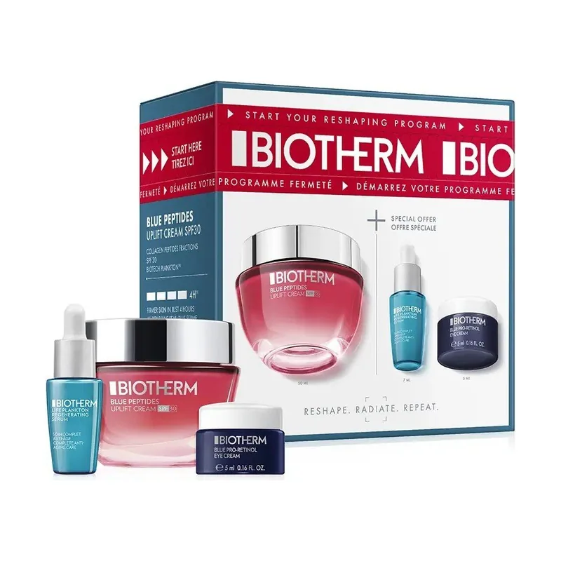 Biotherm Blue Peptides Crema Reafirmante SPF30 Estuche 3