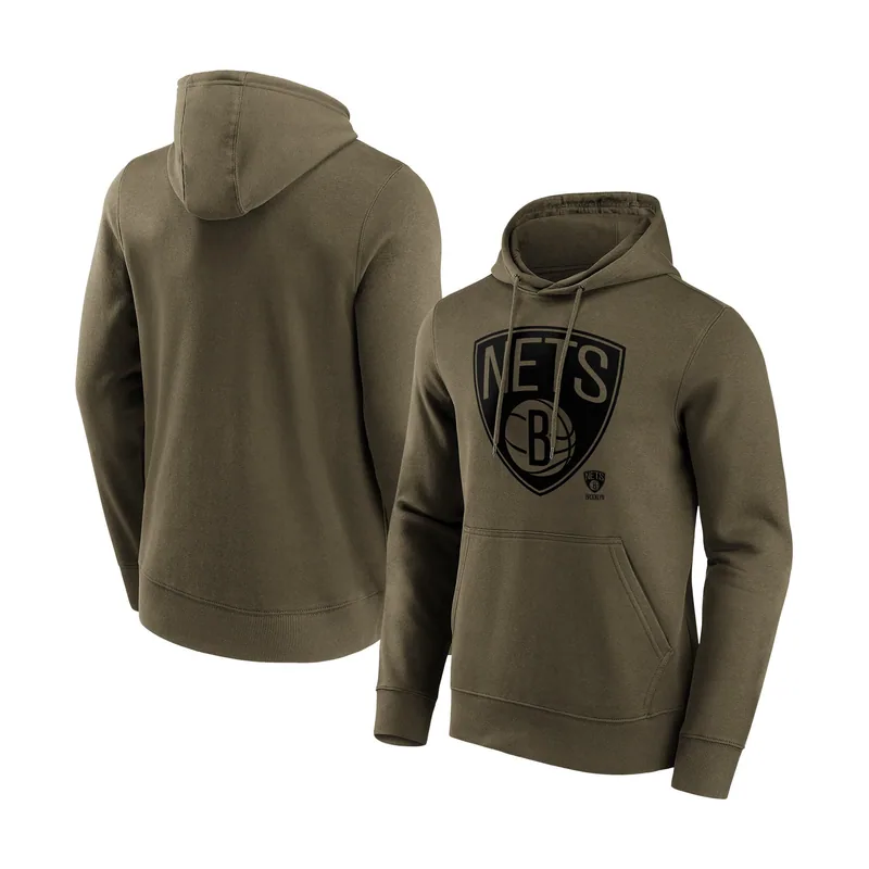 Sudadera con capucha y logo de Brooklyn Nets Branded Fashion Preferred para hombre