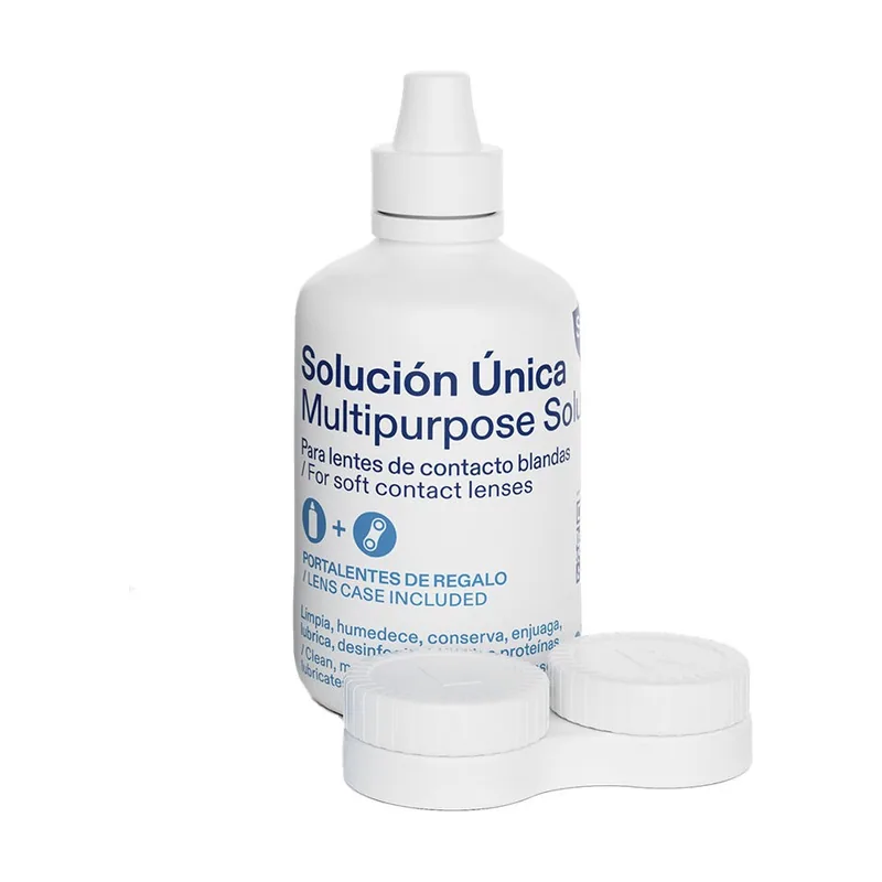 Única Solución Con Ácido Hialurónico + Portalentes 60ml
