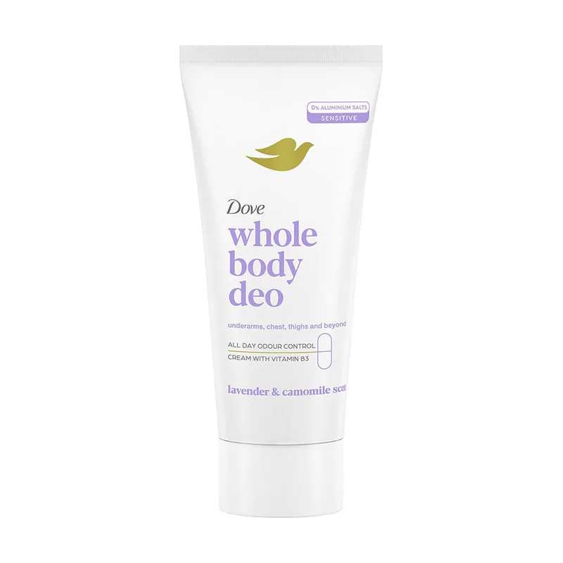 Crema desodorante corporal unisex Lavanda y Manzanilla 75 ml
