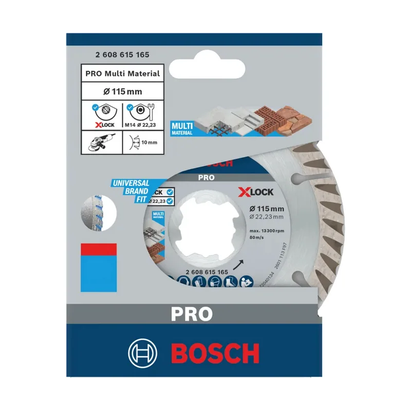 PRO Disco de corte de diamante X-LOCK MultiMaterial