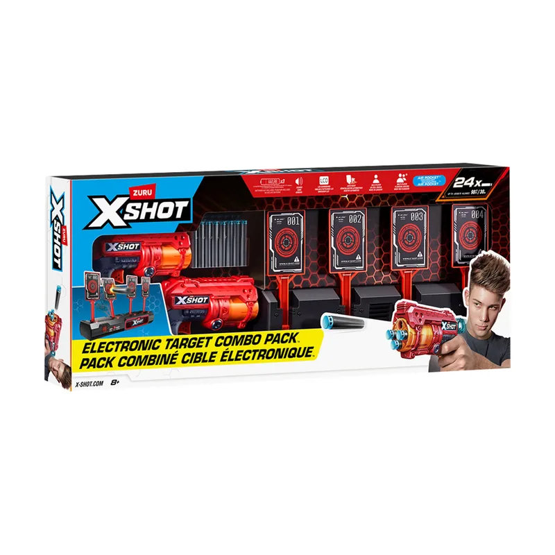XSHOT Diana interactiva & Fury 4 Paquete de 2