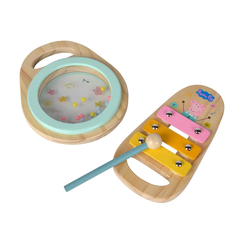 Peppa Pig set musical de madera
