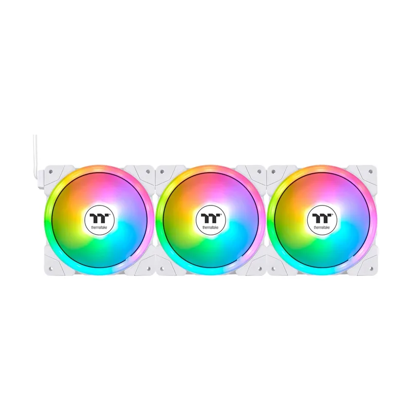 Ventilador de refrigeración para PC Swafan EX12 ARGB Sync Blanco Edición Premium TT