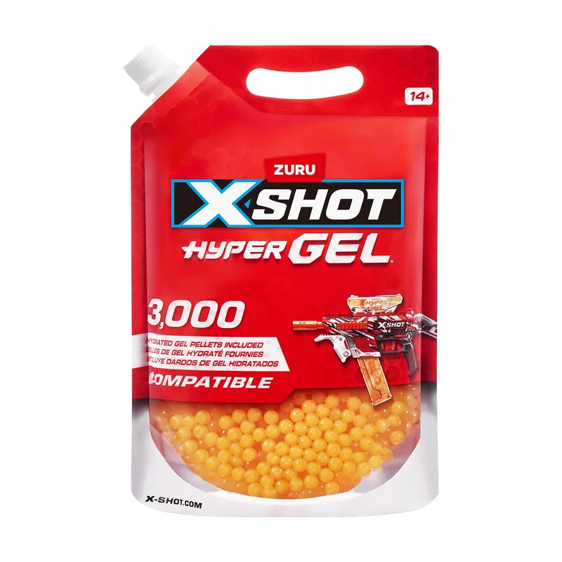 XSHOT Hyper Gel Recarga 3000 bolas de gel