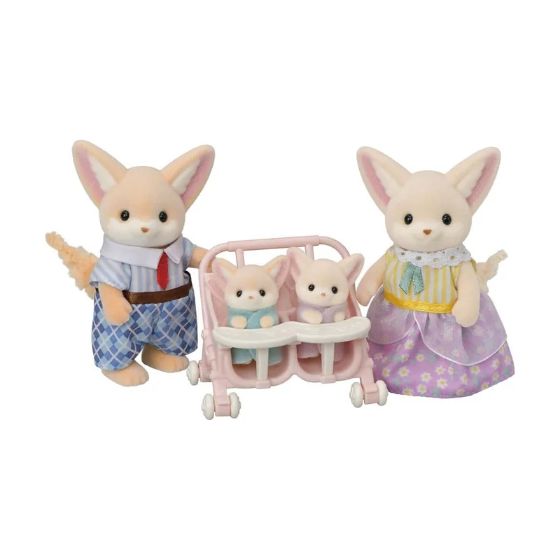 Sylvanian Families Familia Zorro del Desierto Casa de muñecas y figuras de juguete