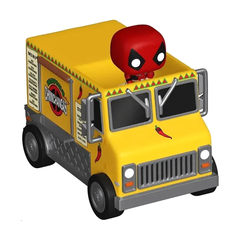Bitty Pop! Rides Marvel Deadpool con Food Truck de Chimichangas