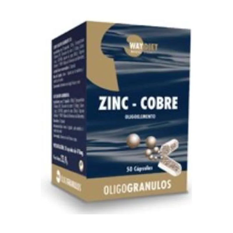 Natural Products Zinc-Cobre Oligogranulos 50 caps