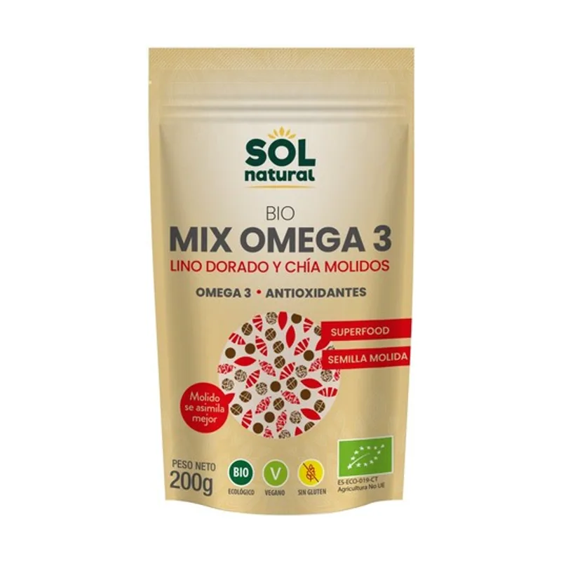 Mix Omega 3 Lino Chía Molida Bio