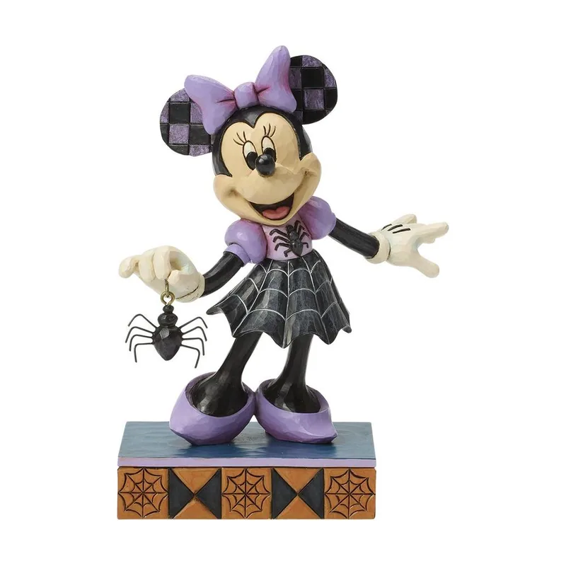 Figura Disney Minnie Con Vestido De Araña