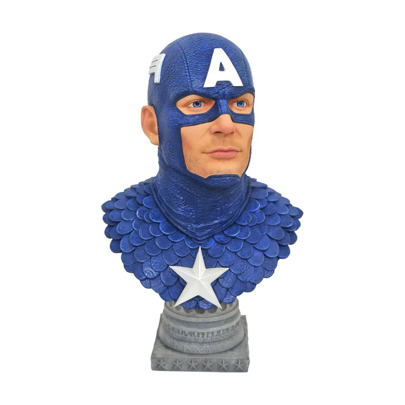 Figura Diamond Collection Marvel Comics Capitan America Legends Collection 1/2 Escala