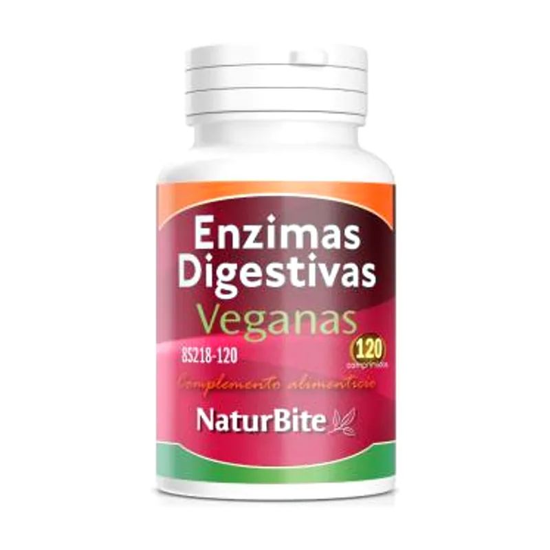 Enzimas Digestivas Veganas 120 comp