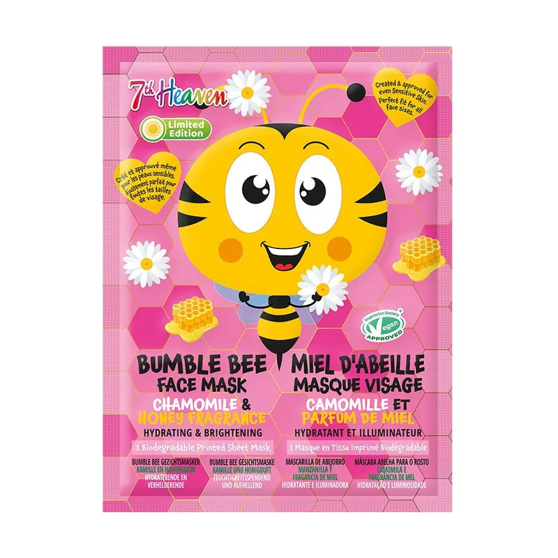 Bumble Bee Fabric Mask 1 Unit