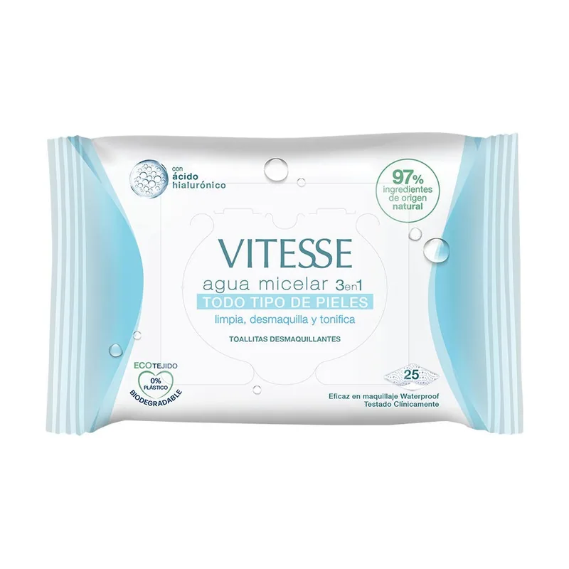 Micellar Water Wipes 3 In 1 For All Skin Types 25 Units