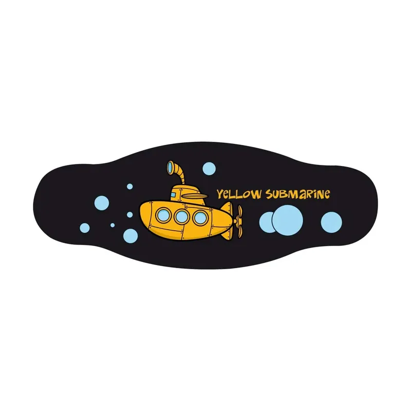 Funda Para La Correa De La Máscara De Buceo Yellow Submarine Double Layer Tape