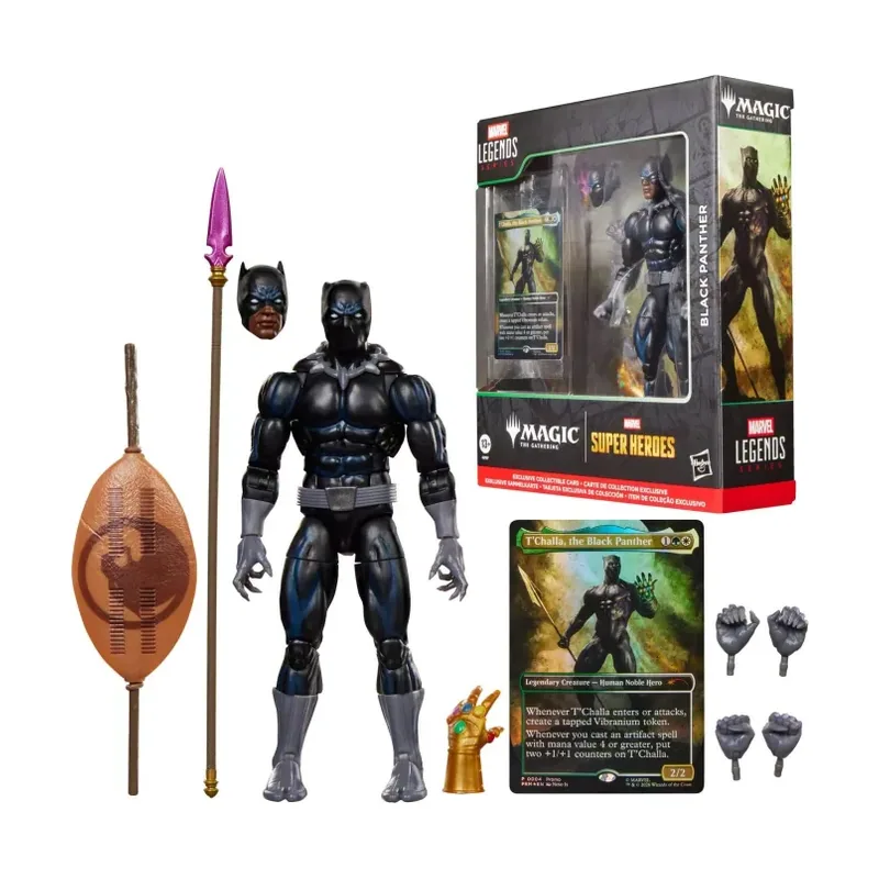 Figura Marvel Legends Series X Magic The Gathering Black Panther