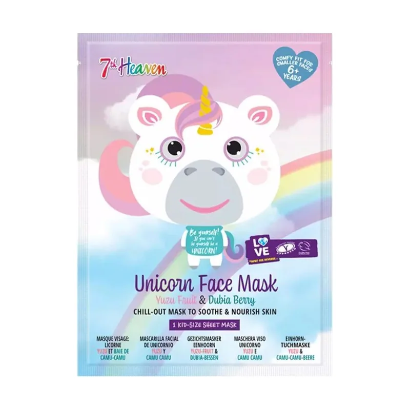 Animal Unicorn Face Mask 1 Un