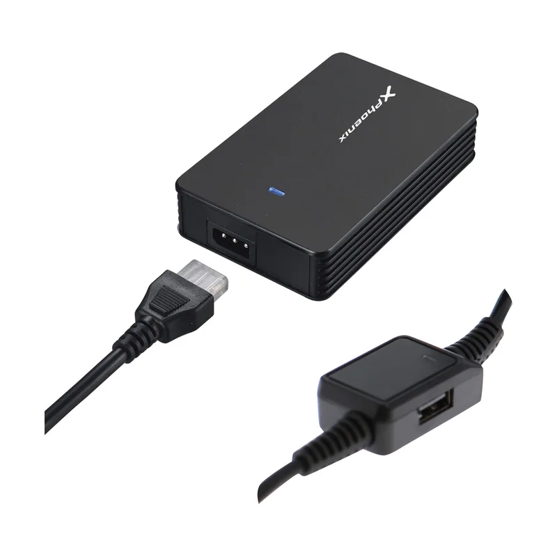 Adaptador Cargador De Corriente Universal Automatico Phoenix 40W Incluye 5 Conectores