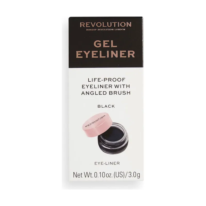 Make Up Gel Eyeliner Life-Proof Black 3g