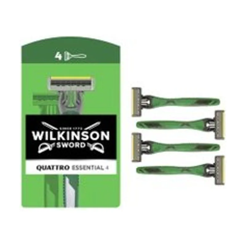 Quattro Essential 4 Disposable Razors 4 Units