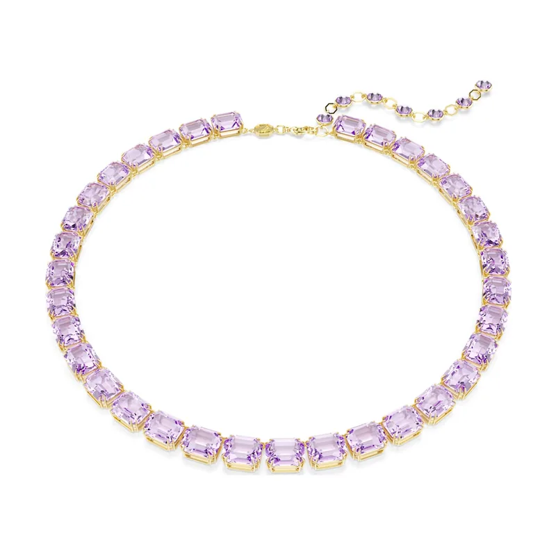 Collar Millenia, Talla octogonal, Acabado en oro de 18 quilates 5705754