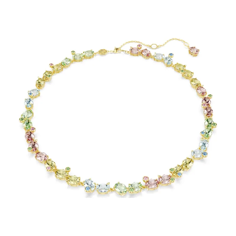 Collar Gema, Tallas mixtas, Acabado en oro de 18 quilates