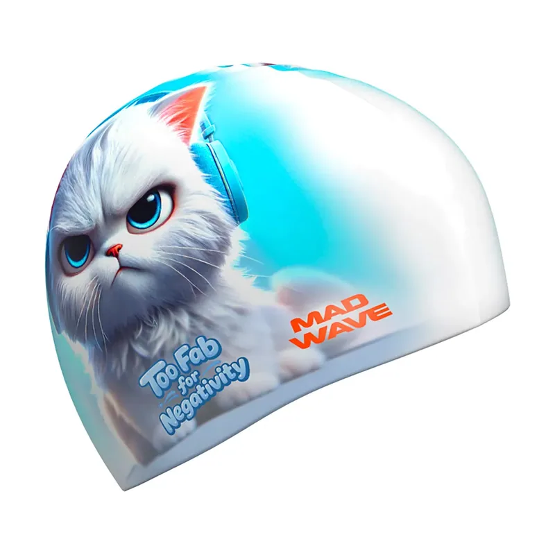 Gorro De Natación Too Fab Cat Hq