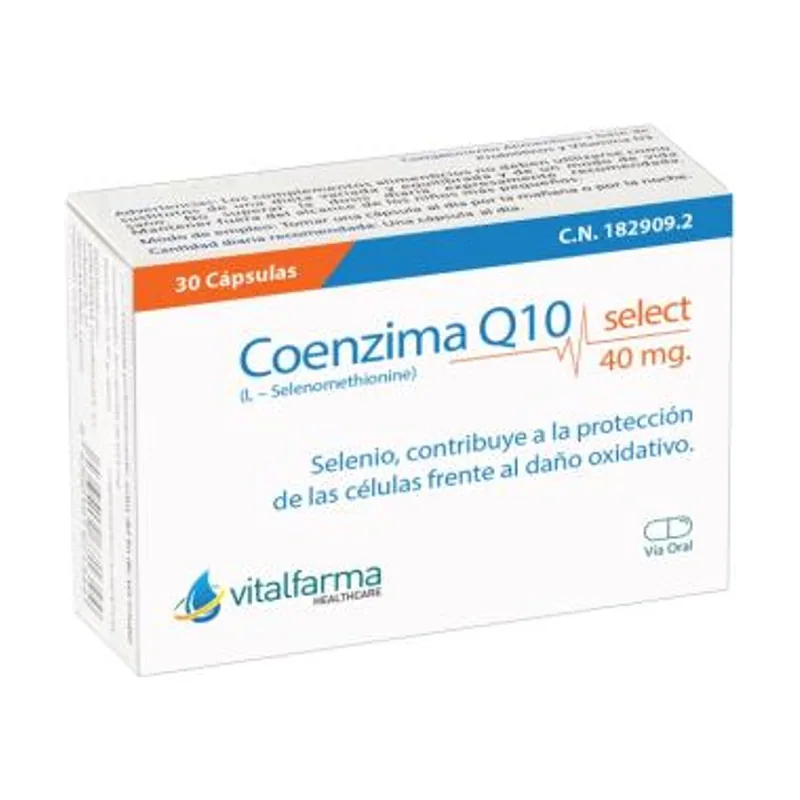 Coenzima Q10 Select 40mg. 30Cap