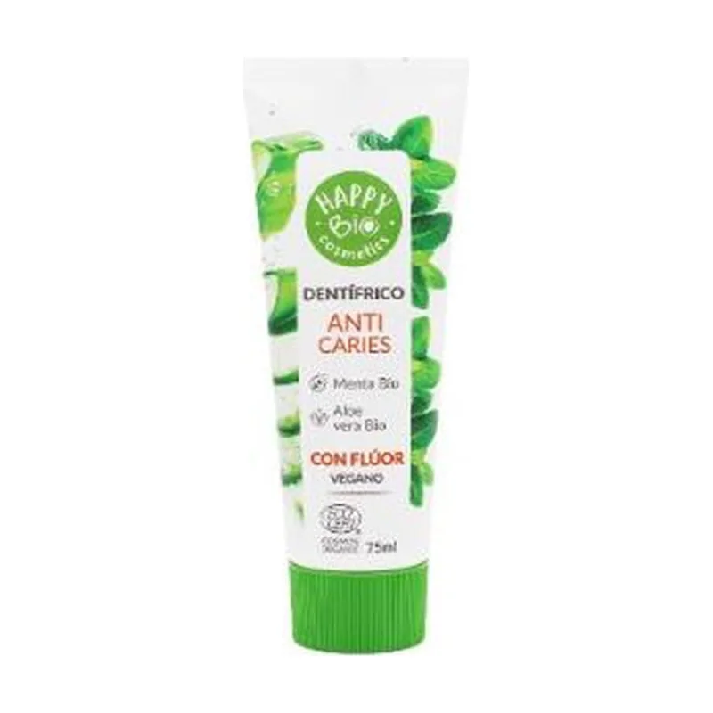 Dentifrico Anti Caries Menta Aloe Con Fluor 75 ml