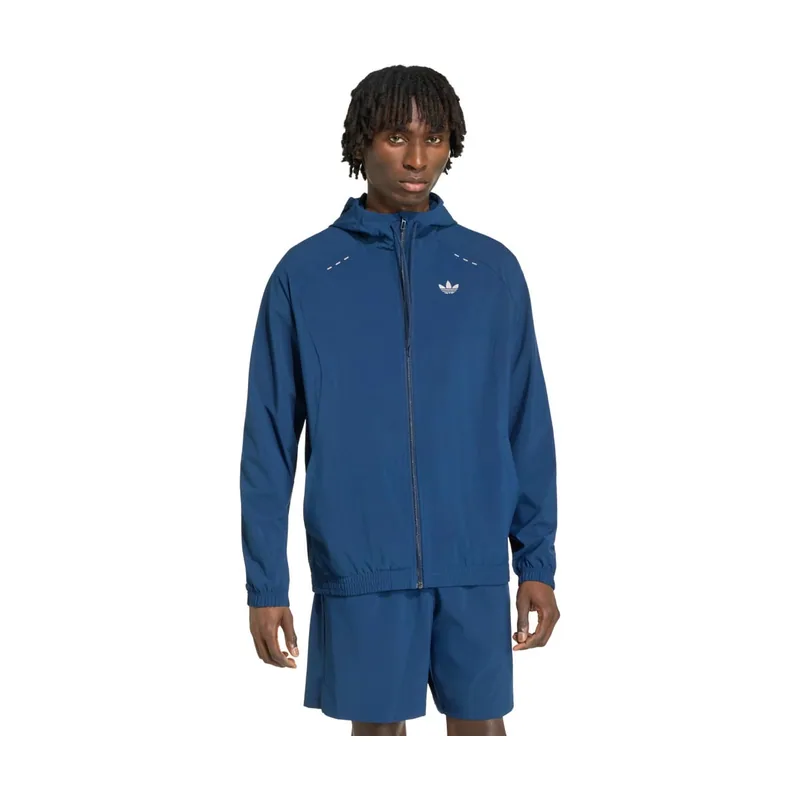 Chaqueta Deportiva con Capucha y Cremallera Tech Trefoil Essentials CT210