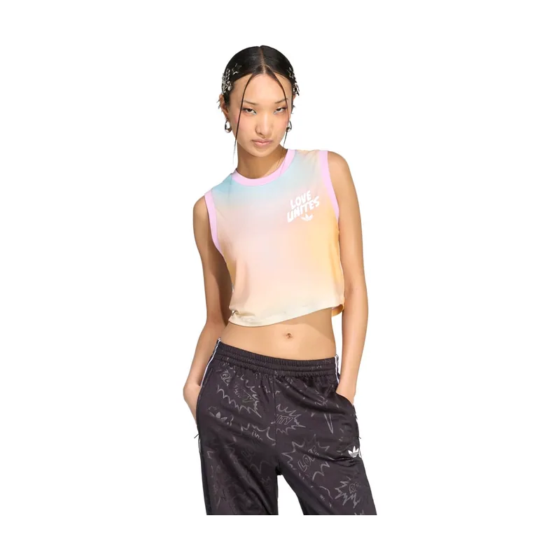 Camiseta sin Mangas Estampado Integral Love Unites WB165