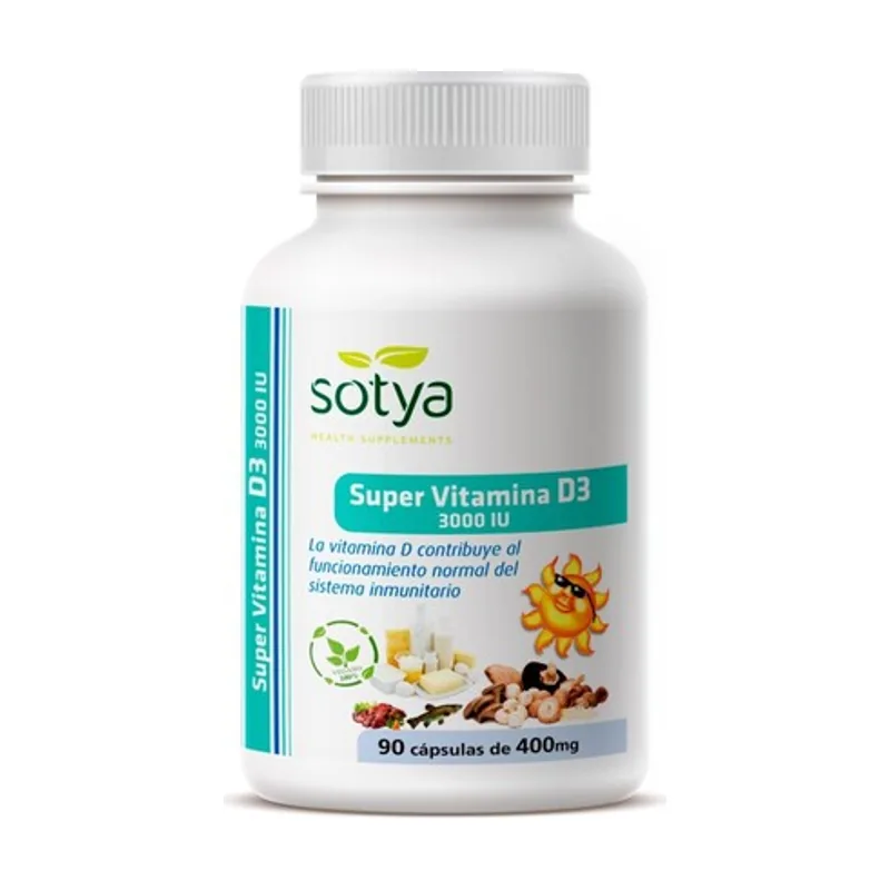 Super Vitamina D3 400mg 90Cap