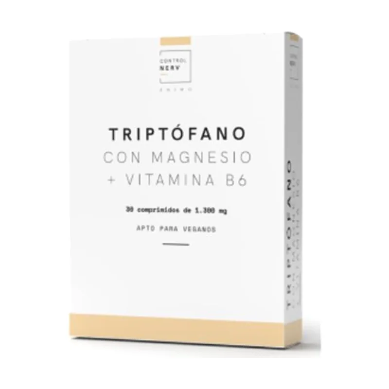Controlnerv Triptofano Magnesio Vitamina B6 30 Com