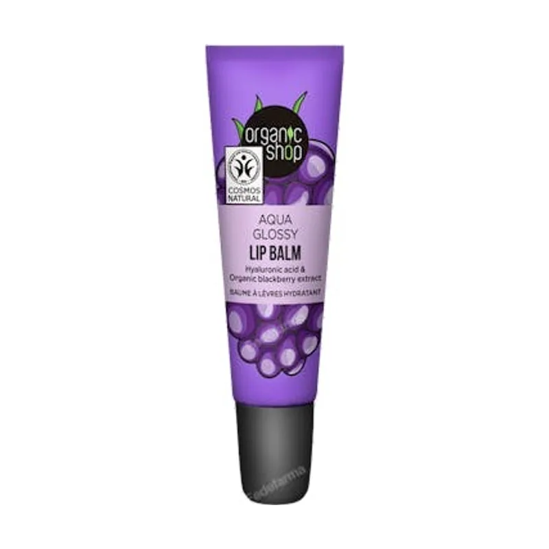 Balsamo Labial Brillo Aqua Con Acido Hialuronico y Extracto
